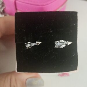Pandora Silver Arrow Stud Earrings